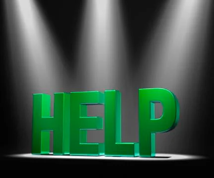 Featuring help Stock Illustration