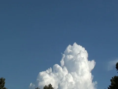 Featuring rising cumulonimbus clouds Stock Footage 93781566