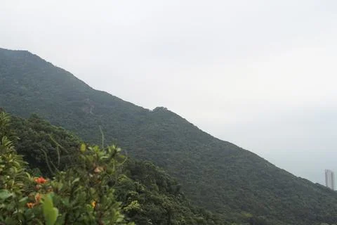 Feb 28 2015 the gap of Mount Davis,. hong kong Stock Photos