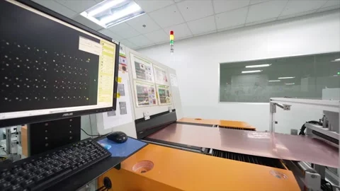 February 17, 2023, semiconductor facility in China  Timelapse of precision Video stock 304312875