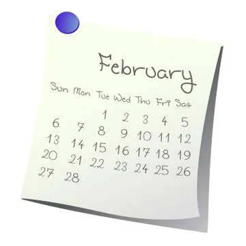 February 2011 Stock Illustration