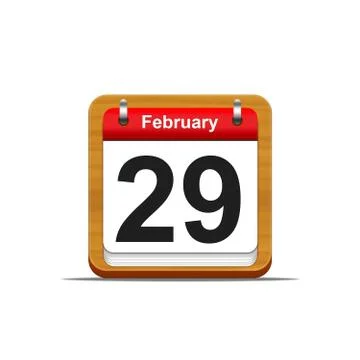 February 29. Stock Illustration