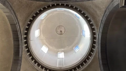 February 4, 2025 - Clermont-Ferrand, France - Cathedral interior view Stock Footage 338147249