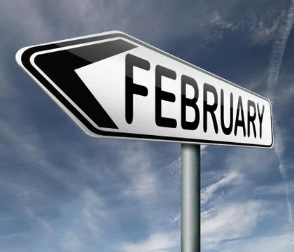 February Stock Illustration