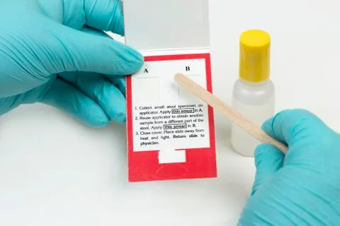 Fecal Sample Test Stock Photos