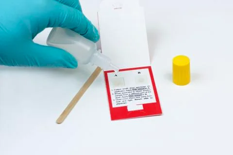 Fecal Sample Test Stock Photos
