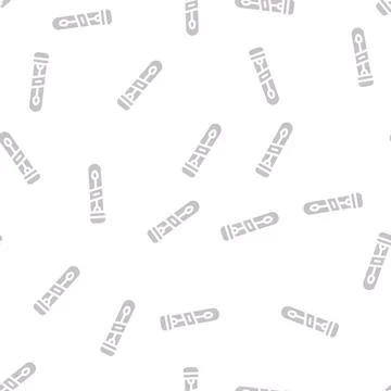 Feces container glyph vector seamless pattern sign Illustrazione stock