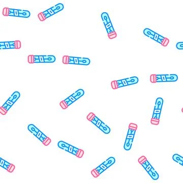 Feces container vector seamless pattern sign Illustrazione stock