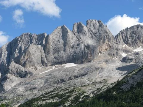 The Fedaia pass Stock Photos