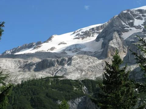 The Fedaia pass Foto stock