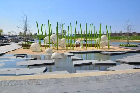 Federal Garden Show 2019 BUGA Heilbronn opening water balls park Фото