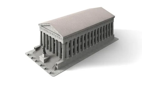 Federal hall 3 Stock Illustration