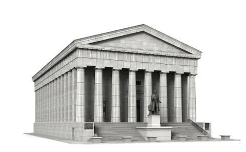 Federal hall 6 Stock Illustration