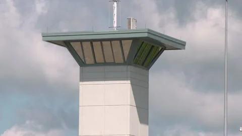 Federal Prison Tower Stock Footage 147953975