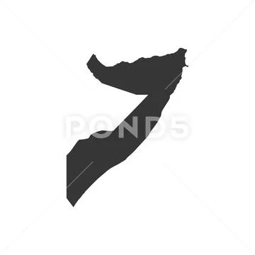 Federal Republic of Somalia Stock Illustration