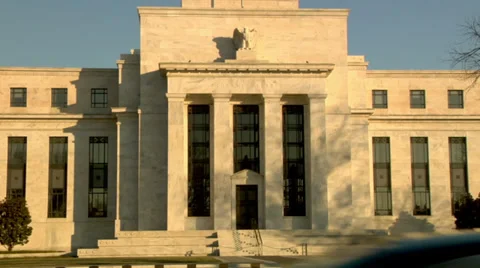 Federal Reserve Building Stock Footage 38875741