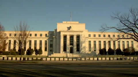Federal Reserve Building Stock Footage 38876020