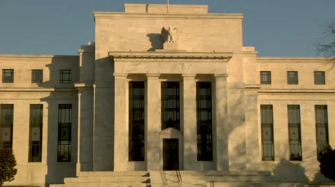 Federal Reserve Building Stock Footage 38877582