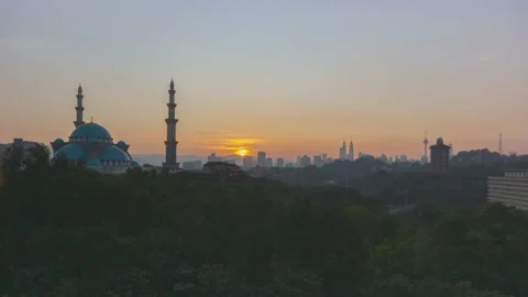 The Federal Territory Mosque Stock Footage 155449124