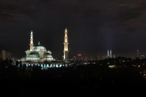 Federal Territory Mosque. Stock Photos