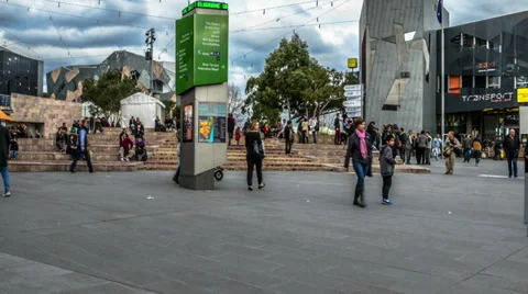 Federation squaere Stock Footage 32423879