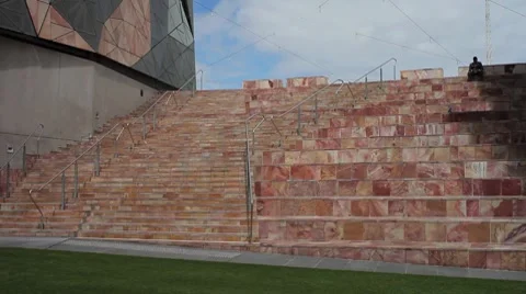 Federation Square Stock Footage 8357824