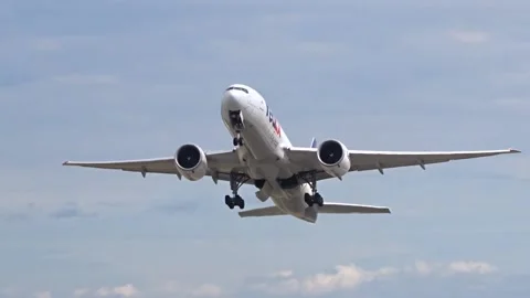 FedEx Heavy Cargo Plane Take Off at Liege Stock Footage 160258845