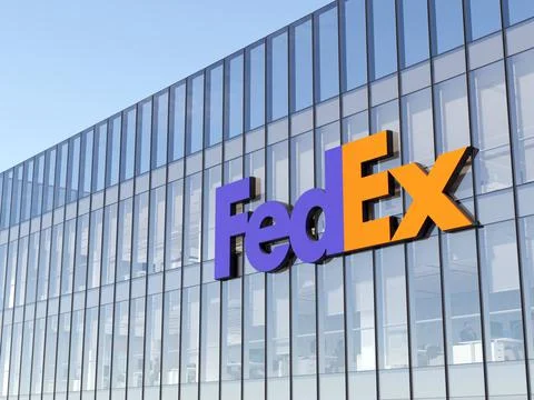 FedEx Stockillustratie