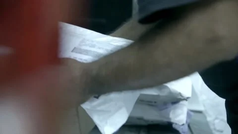 Fedex organizing packages Vídeos de archivo 141613970