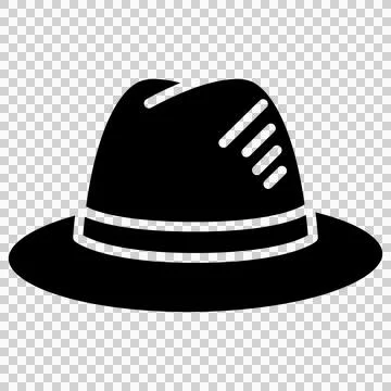 Fedora hat 스톡 일러스트