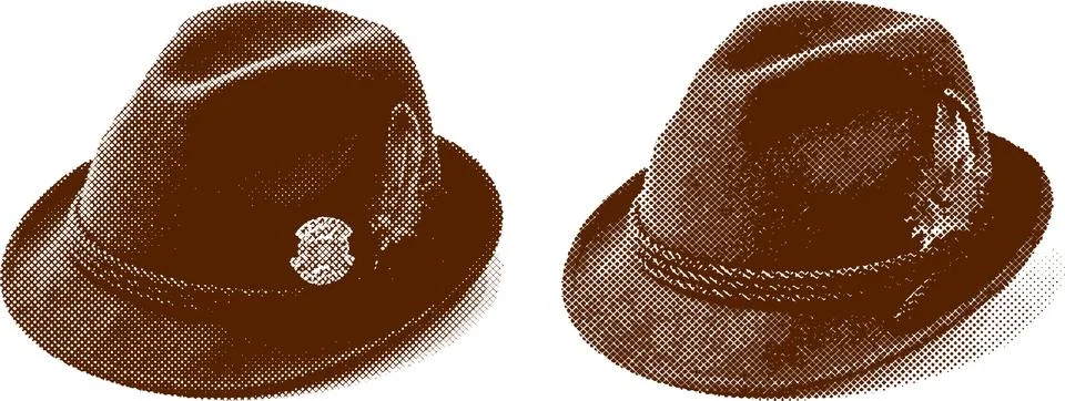Fedora Stock Illustration