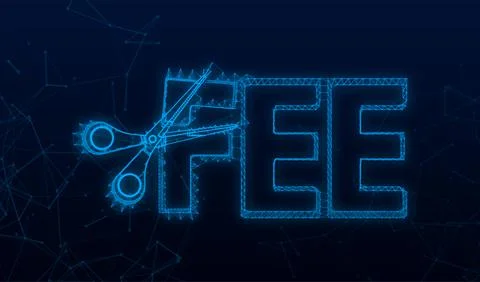 Fee scissors plexus icon isolated on white background. Vector icon. Illustrazione stock