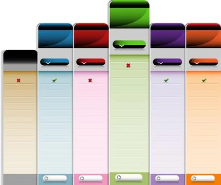 Fee table Stock Illustration