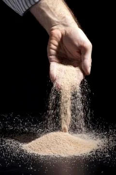 Feed in hand Stock Photos