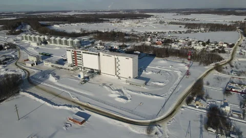Feed mill Stock Footage 168820942
