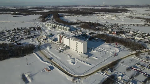 Feed mill Stock Footage 168822973