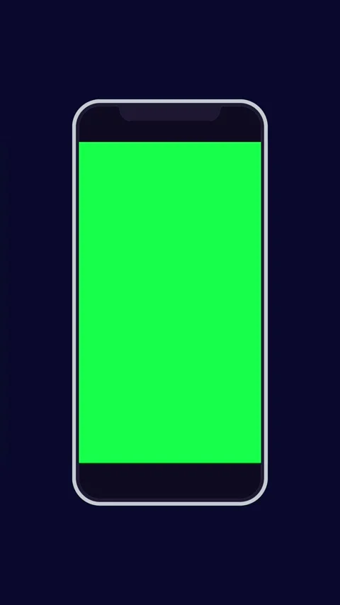 Feed on smartphone with green screen mock up display. 스톡 동영상 302433510