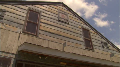 Feed Storage Shack Stock Footage 130596865