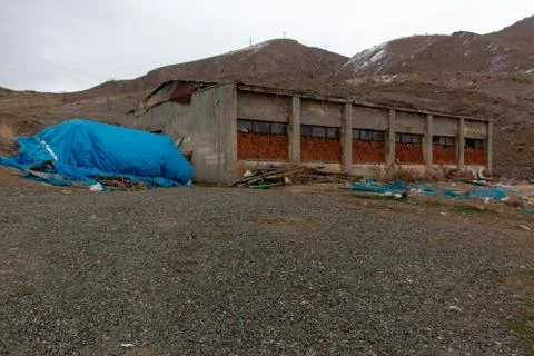 Feed warehouse Stock Photos