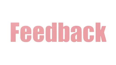 Feedback Animated Word Cloud Isolated Stock Footage 103096530