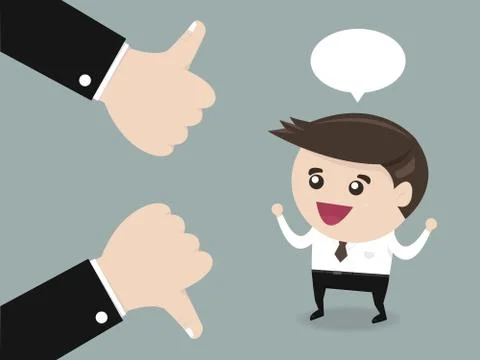 Feedback, business concept, vector Illustrazione stock