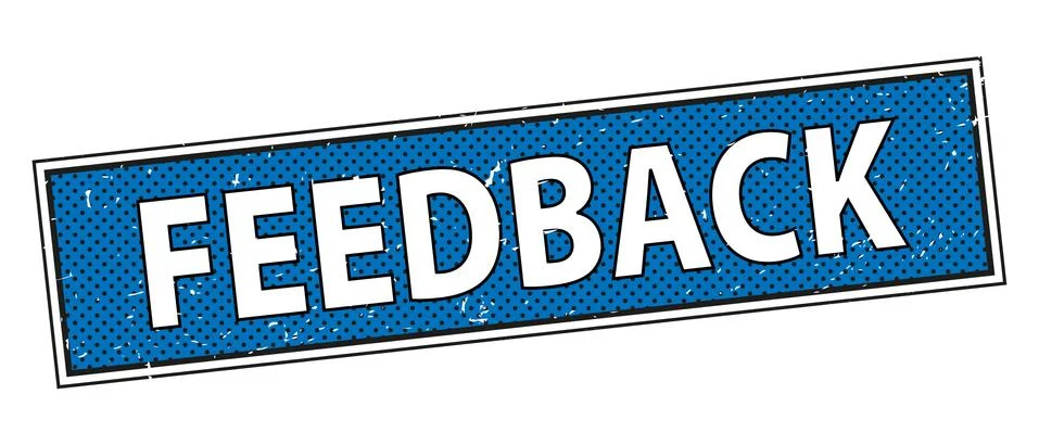 Feedback button. feedback sign. key. push button. tag Stock Illustration