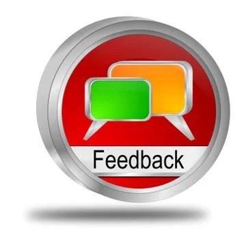 Feedback button Stock Photos