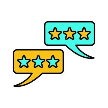 Feedback Chat icon. Stock Illustration