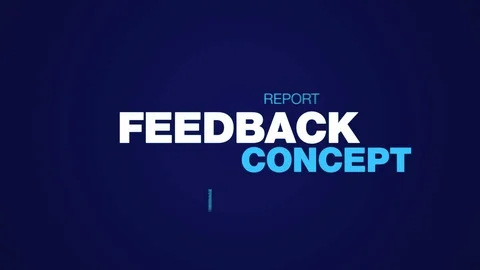 Feedback concept comment communication customer business share information Stock Footage 95048153