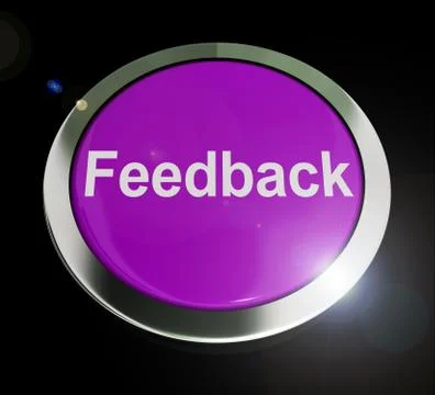 Feedback concept icon means giving a response like criticism or Illustrazione stock