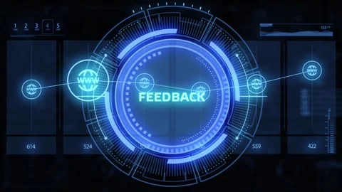 Feedback concept, user comment rating of company online, writing review dia.. 스톡 동영상 309361693