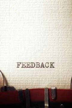 Feedback concept view Stock Photos
