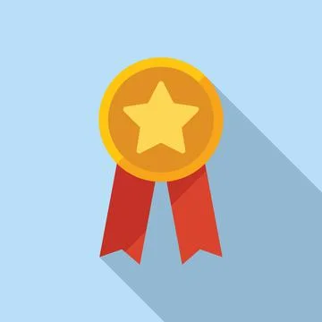 Feedback emblem icon flat vector. Customer trust Stock Illustration