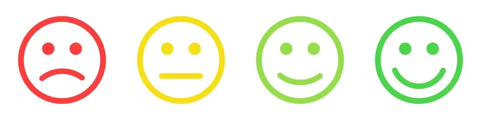 Feedback emoji icon vector design Stock Illustration